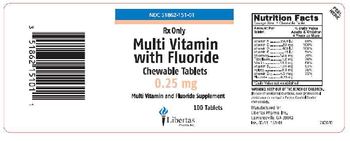 Libertas Pharma Multi Vitamin With Fluoride 0.25 mg - multi vitamin and fluoride supplement