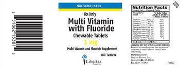 Libertas Pharma Multi Vitamin With Fluoride 1 mg - 