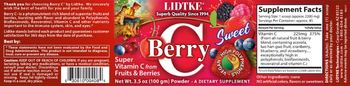 Lidtke Berry C Sweet - supplement