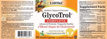 Lidtke GlycoTrol Complete - supplement