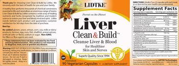 Lidtke Liver Clean & Build - supplement