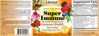 Lidtke Super Immune - supplement