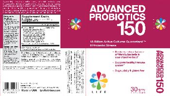 Life Advanced Probiotics 150 - supplement