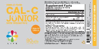 Life Cal-C Junior Orange Cream - this product is not intended to diagnose treat cure or prevent any disease
