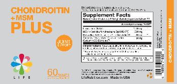 Life Chondroitin + MSM Plus - supplement