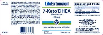 Life Extension 7-Keto DHEA Metabolite 25 mg - supplement