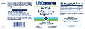 Life Extension Acetyl-L-Carnitine Arginate - supplement