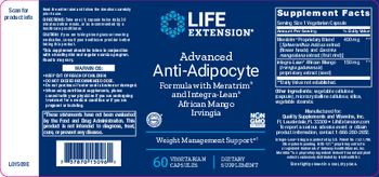 Life Extension Advanced Anti-Adipocyte - supplement