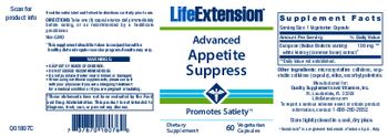 Life Extension Advanced Appetite Suppress - supplement