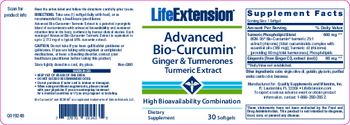 Life Extension Advanced Bio-Curcumin - supplement