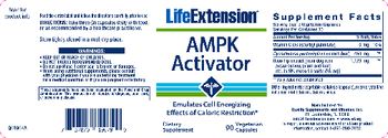 Life Extension AMPK Activator - supplement