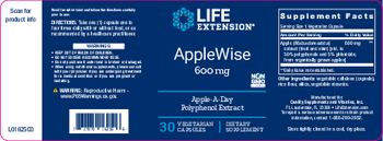 Life Extension AppleWise 600 mg - supplement