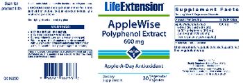 Life Extension AppleWise Polyphenol Extract 600 mg - supplement