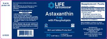 Life Extension Astaxanthin 4 mg with Phospholipids - supplement