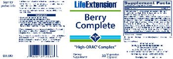 Life Extension Berry Complete - supplement