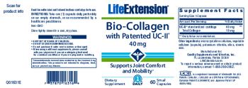 Life Extension Bio-Collagen with Patented UC-II 40 mg - supplement