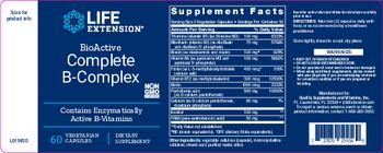 Life Extension BioActive Complete B-Complex - supplement