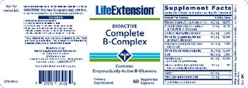 Life Extension Bioactive Complete - supplement