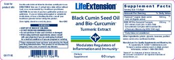 Life Extension Black Cumin Seed Oil and Bio-Curcumin Turmeric Extract - supplement