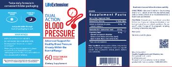 Life Extension Blood Pressure - supplement
