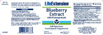 Life Extension Blueberry Extract With Pomegranate - supplement
