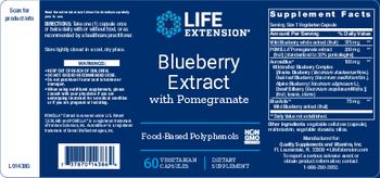Life Extension Blueberry Extract with Pomegranate - supplement