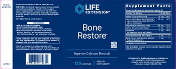 Life Extension Bone Restore - supplement