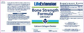 Life Extension Bone Strength Formula - supplement