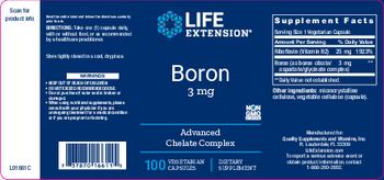 Life Extension Boron 3 mg - 