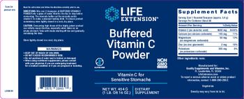 Life Extension Buffered Vitamin C Powder - supplement