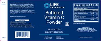 Life Extension Buffered Vitamin C Powder - supplement