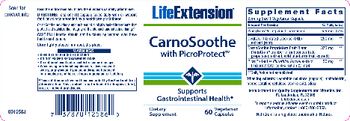 Life Extension CarnoSoothe With PicroProtect - supplement
