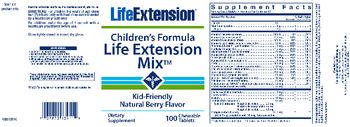Life Extension Children's Formula Life Extension Mix Natural Berry - supplement
