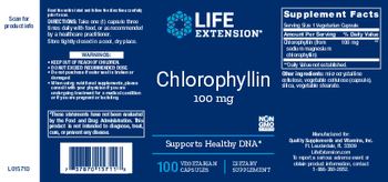 Life Extension Chlorophyllin 100 mg - supplement