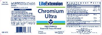 Life Extension Chromium Ultra - supplement