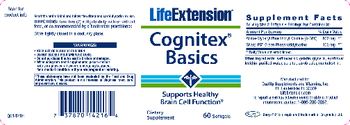 Life Extension Cognitex Basics - supplement