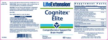 Life Extension Cognitex Elite - supplement