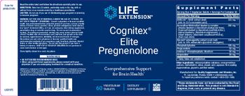 Life Extension Cognitex Elite Pregnolone - supplement