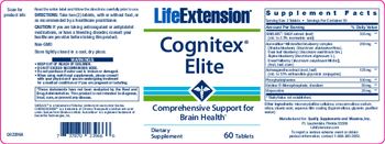 Life Extension Cognitex Elite - supplement