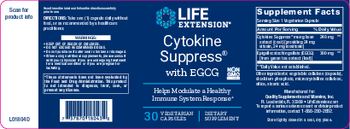 Life Extension Cytokine Supress with EGCG - supplement