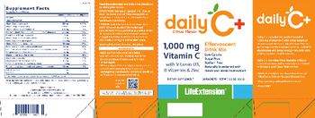 Life Extension Daily C + Citrus Flavor - supplement