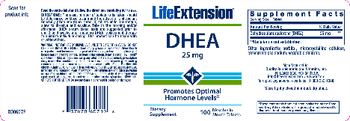 Life Extension DHEA 25 mg - supplement