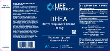 Life Extension DHEA 50 mg - supplement