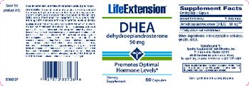Life Extension DHEA 50 mg - supplement