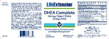 Life Extension DHEA Complete - supplement