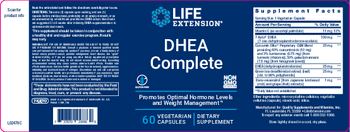 Life Extension DHEA Complete - supplement