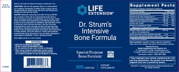 Life Extension Dr. Strum's Intensive Bone Formula - supplement