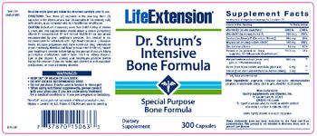 Life Extension Dr. Strum's Intensive Bone Formula - supplement