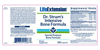 Life Extension Dr. Strum's Intensive Bone Formula - supplement