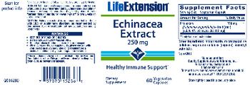 Life Extension Echinacea Extract 250 mg - supplement